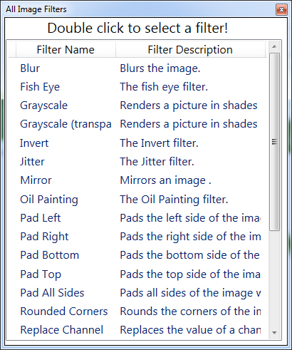 Image Filters In Put Images On A Path